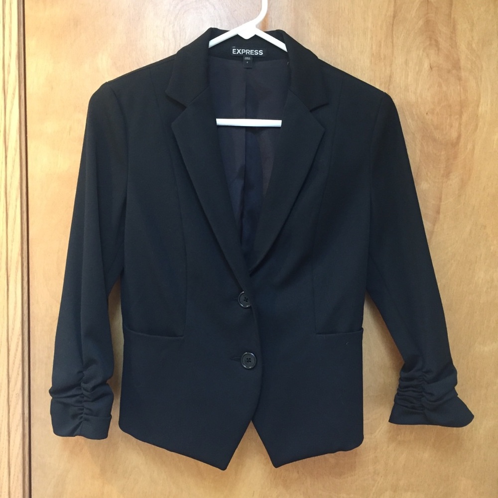 Two-Button Black Blazer - image 3